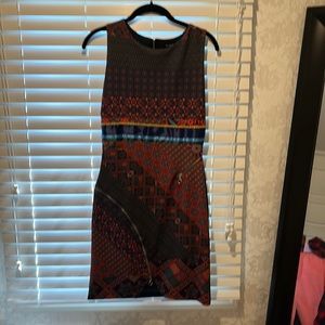 Amazing Desigual body con dress. Bought new with tags wore once. Pattern navy S.